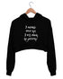 Quirkipedia SOLEMNLY SMASH THE PATRIARCHY Feminism Feminista, Womens Crop Hoodies